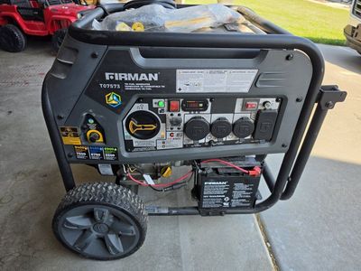 Firman T07573 9400W Tri-Fuel Portable Generator with Electric Start & CO Alert