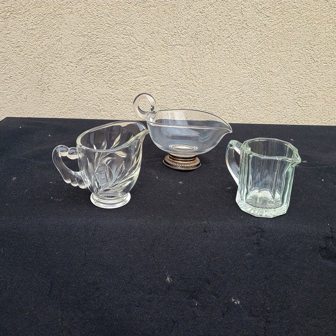 3 Antique Pitchers
