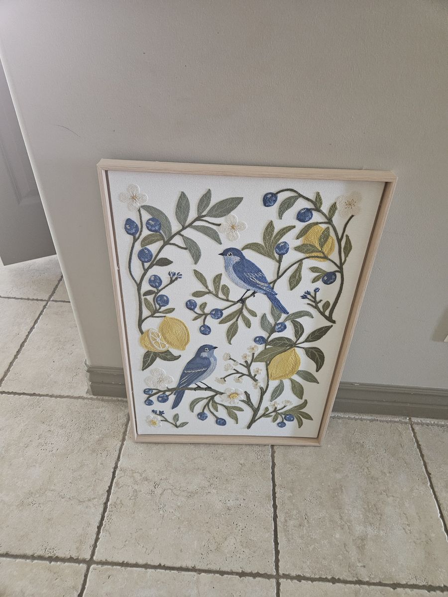 Woven Bird Wall Hanging