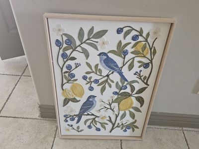 Woven Bird Wall Hanging