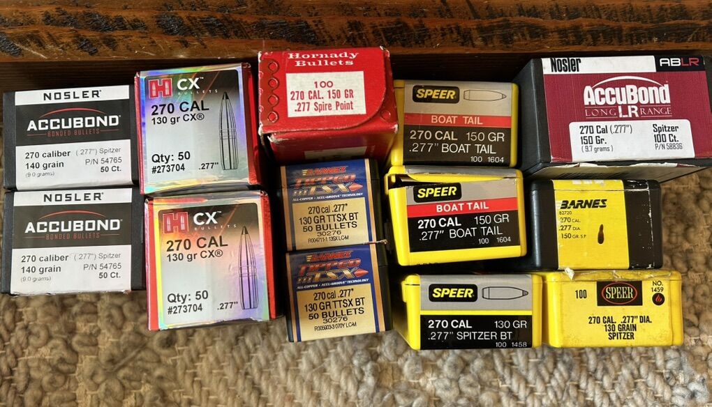 .277 (270 Or 6.8) Bullets And Bras