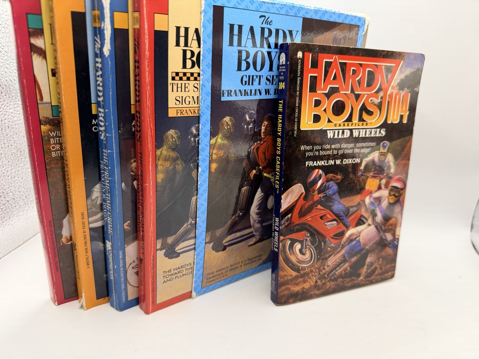Vintage The Hardy Boys Books Lot Paperback Mystery Novels Franklin W Dixon