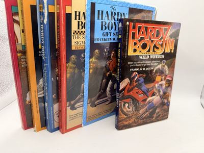 Vintage The Hardy Boys Books Lot Paperback Mystery Novels Franklin W Dixon