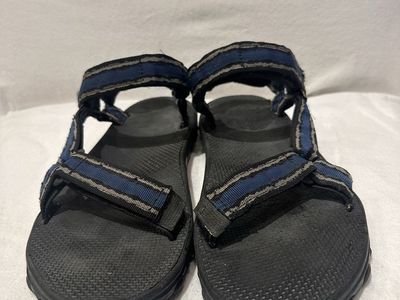 Teva men’s size 11 blue/black/grey sports sandals