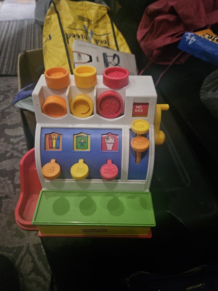 fisher price cash register
