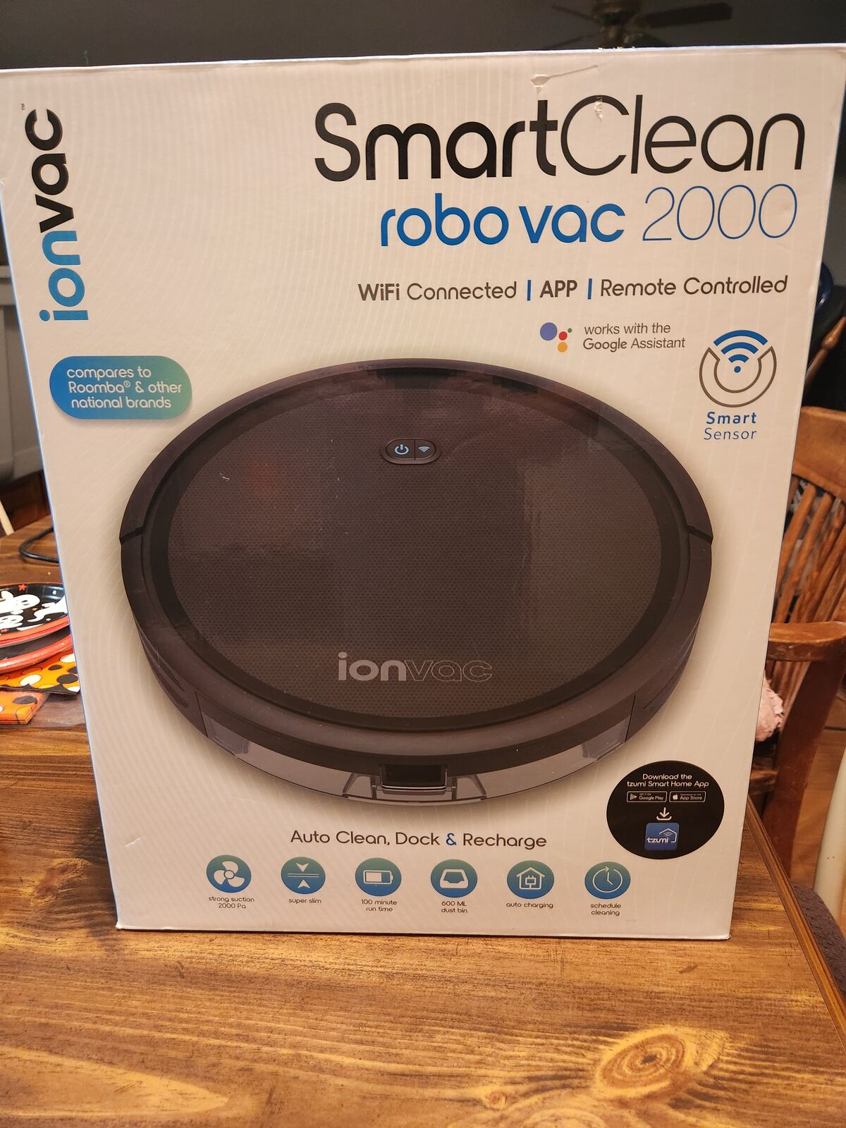 IONVAC SMARTCLEAN ROBO VAC 2000