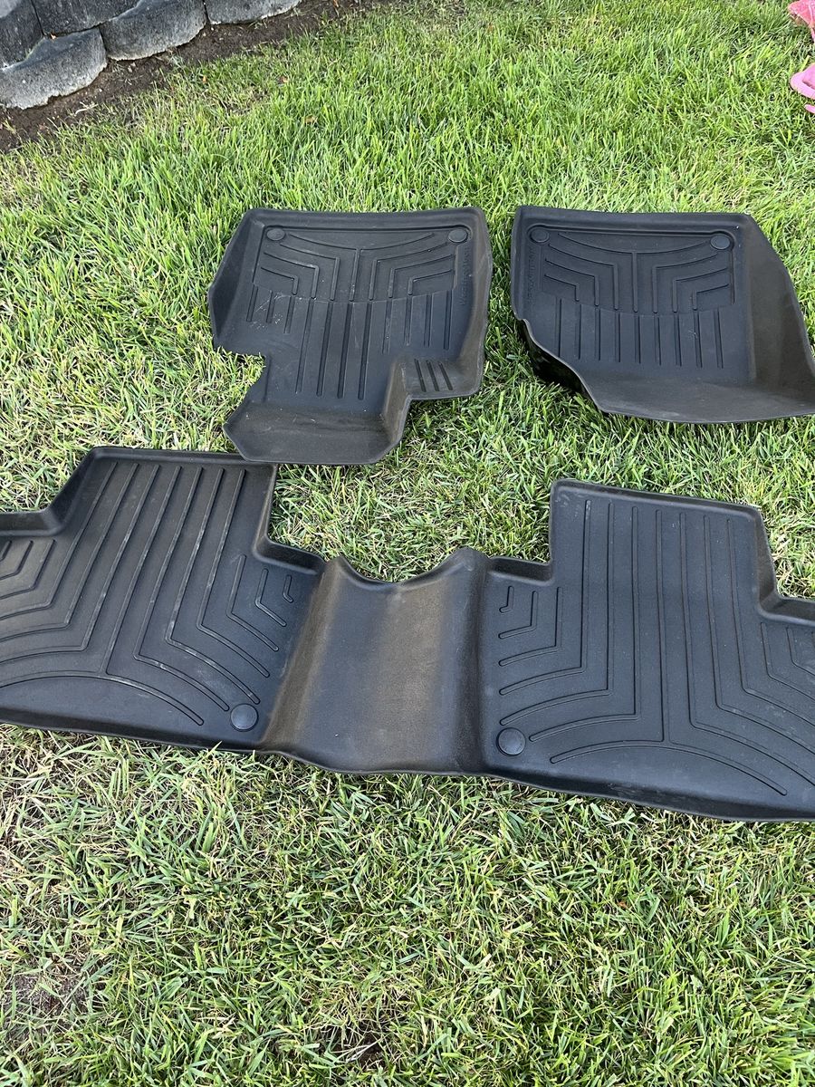WeatherTech FloorLiners Set - Black Custom All-Weather Car Mats