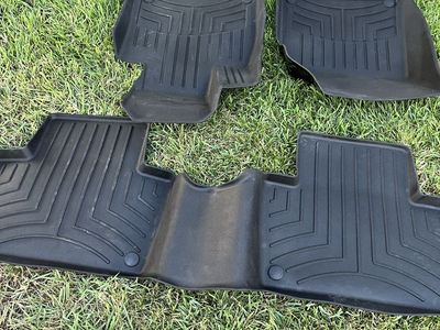 WeatherTech FloorLiners Set - Black Custom All-Weather Car Mats