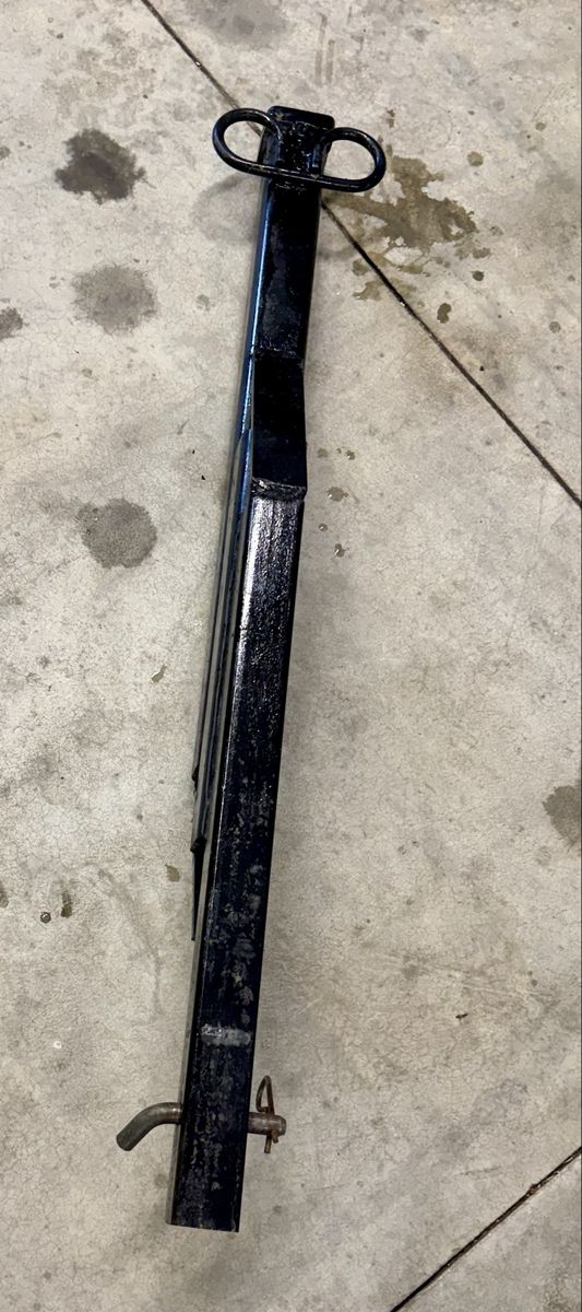Heavy Duty Black Steel Tow Hitch Extension / Adapter45” Long Hitch Extension 