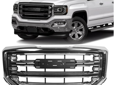 2016-2018 Front Bumper Grill for GMC Sierra 1500 Chrome Grille