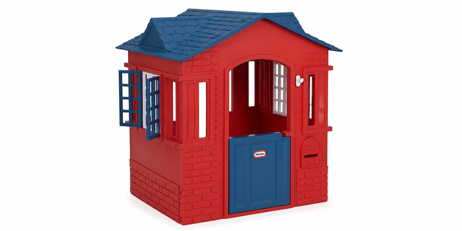 Little Tikes Cape Cottage Kids Playhouse - Red/Blue, Indoor/Outdoor Fun, Easy Assembly
