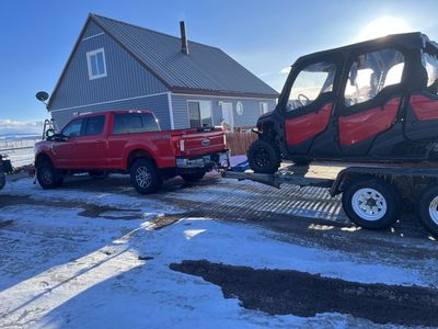 7x16 car hauler trailer