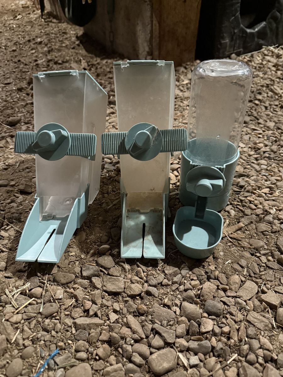 Small Pet Water And Feeder