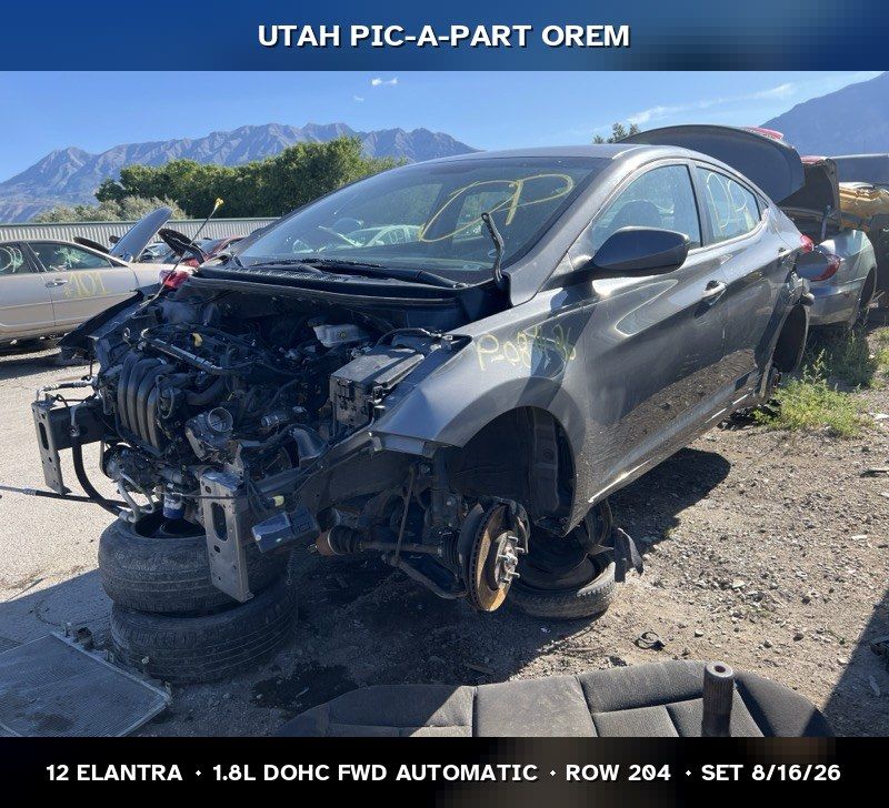 Just In! 2012 Hyundai Elantra Parts - UTPAP Orem