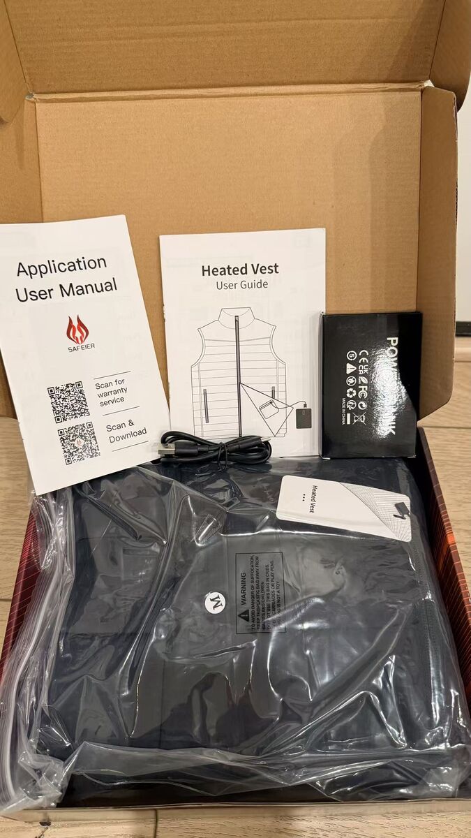 New in box Heated Vest with Battery