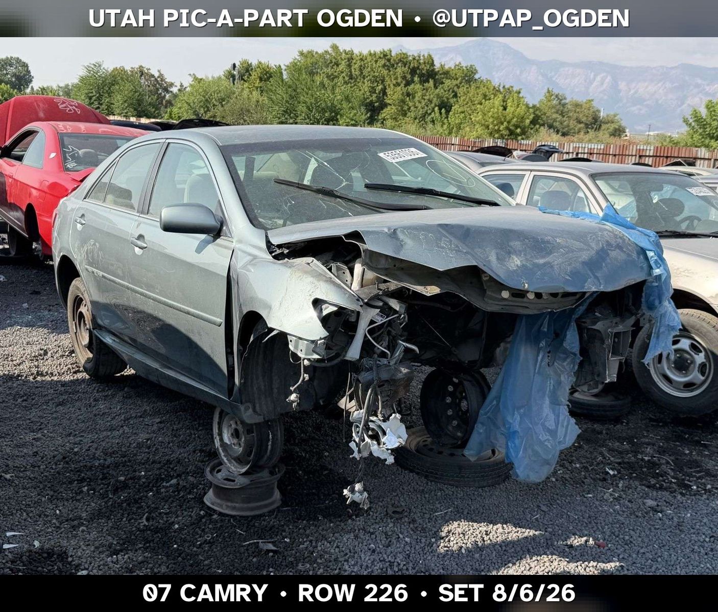 Just In! 2007 Toyota Camry Parts - UTPAP Ogden