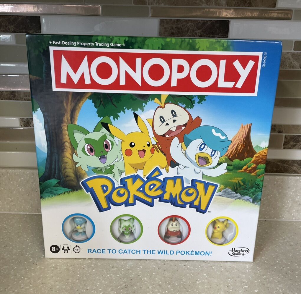 Pokemon Edition Monopoly Board Game