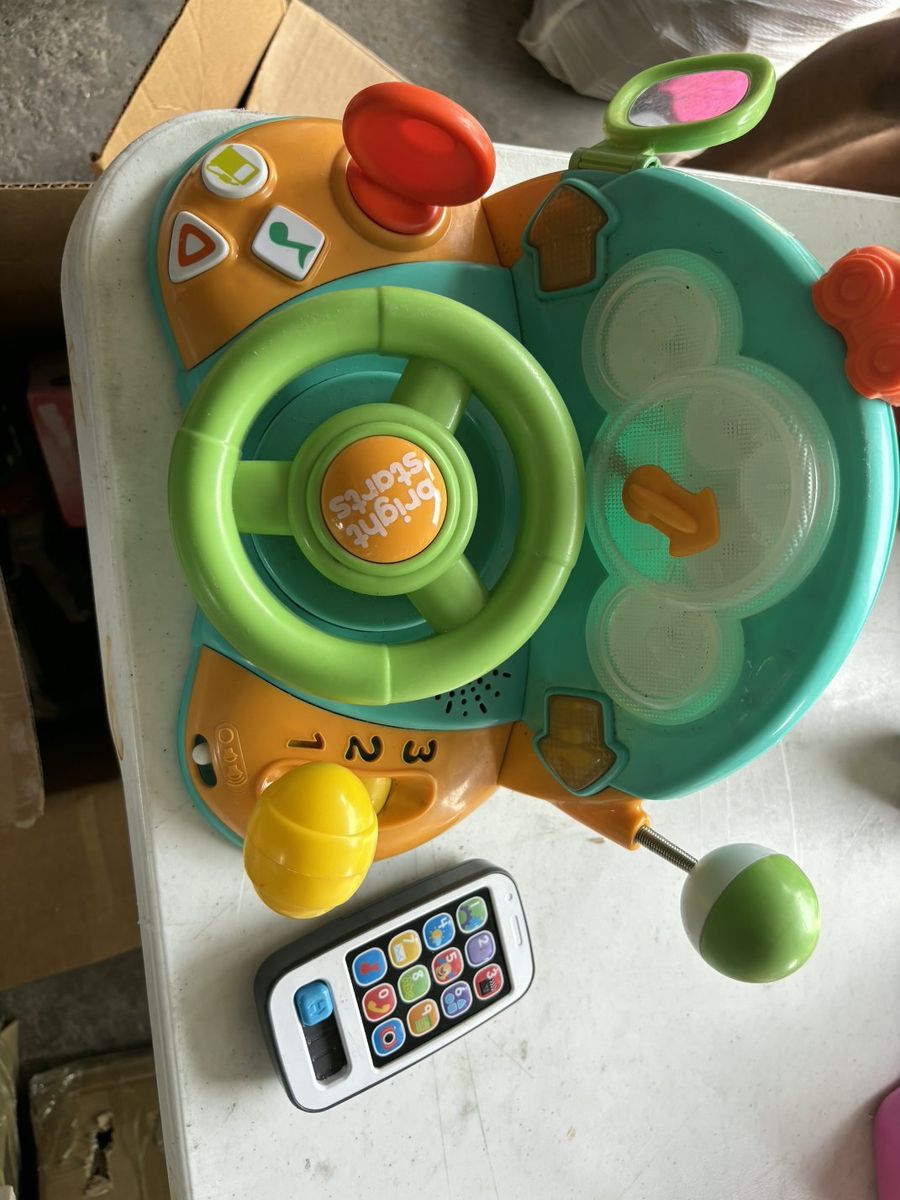 Bright Starts Activity Steering Wheel Toy with Phone