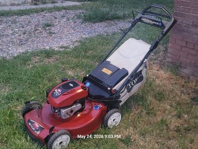 Toro lawn mower self propelled.