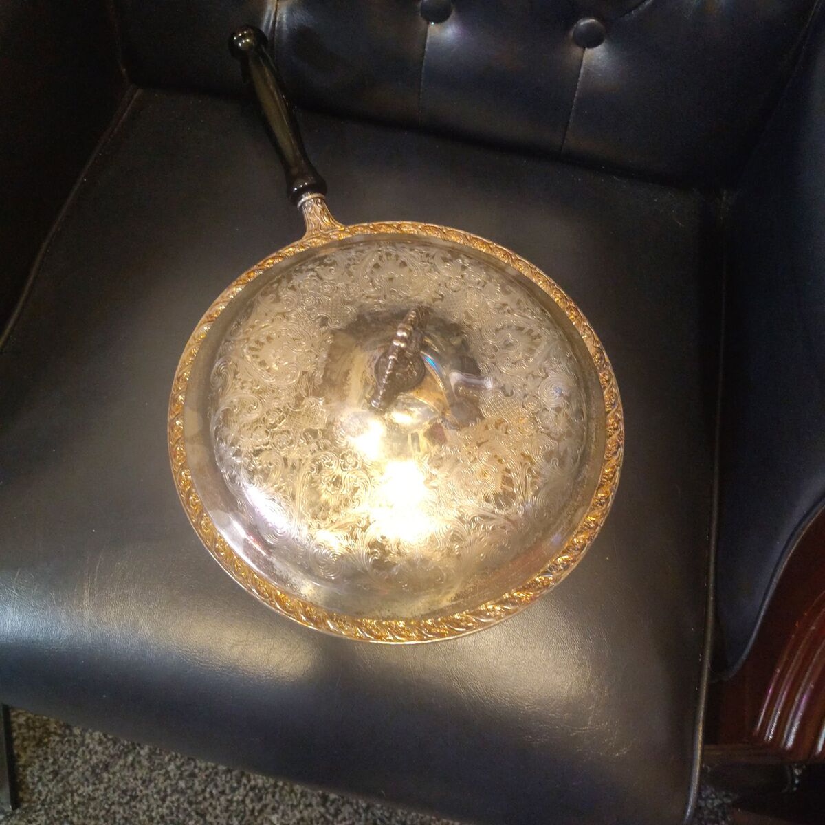 Vintage Silver-Plate Chafing Dish/Rogers&Son