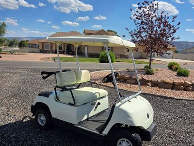2006 Yamaha G22 Gas Golf Cart - White, Low Hours