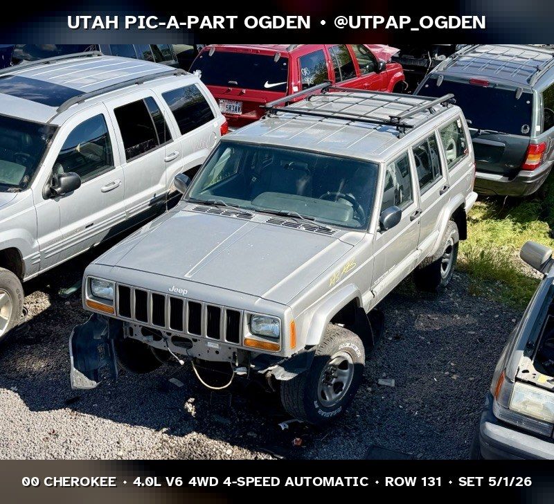 2000 Jeep Cherokee XJ Parts - UTPAP Ogden