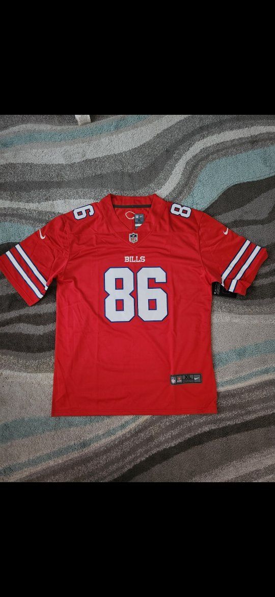 Dalton Kincaid Buffalo Bills #86 NFL Football Jersey - White & Red Men's Jerseys