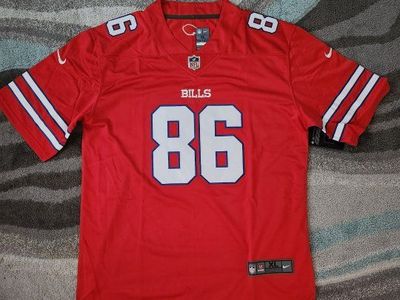 Dalton Kincaid Buffalo Bills #86 NFL Football Jersey - White & Red Men's Jerseys