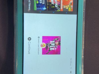 Nintendo Switch Lite Turquoise with Charger & MicroSD - Excellent Condition