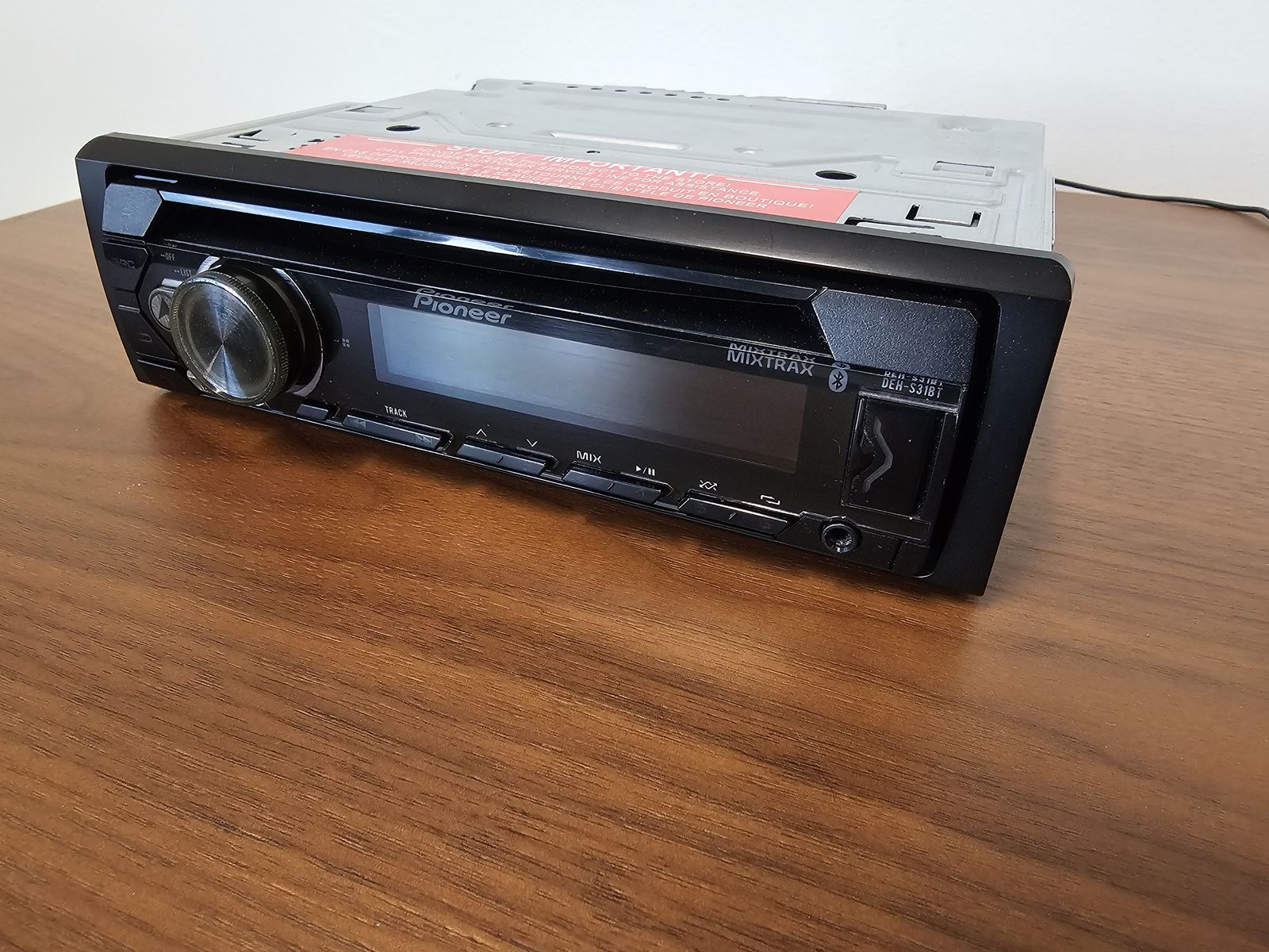 Pioneer DEH S31BT Single DIN Receiver
