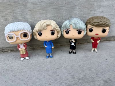 Golden Girls Funko Pop Figure Set – No Boxes – Sophia, Dorothy, Rose & Blanche
