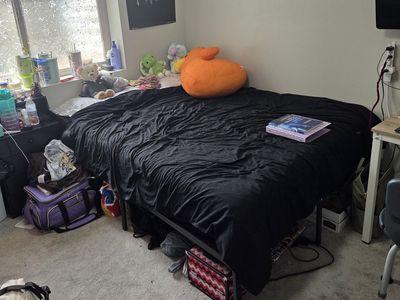queen sized matress and frame