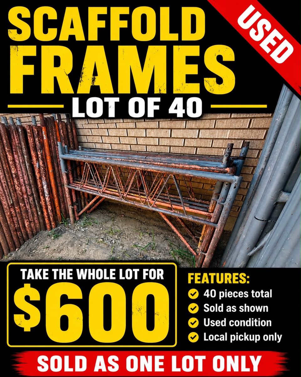 Used Scaffold Frames Lot of 40 Pieces