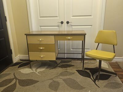 Early 60's Vintage/Retro Desk and Chair