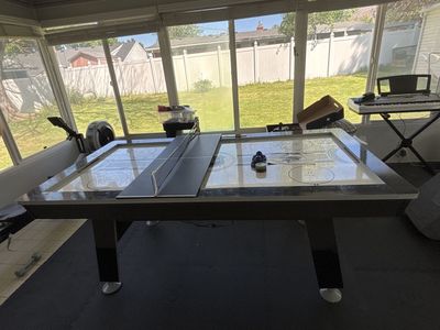 Glaze Tek hover hockey & table tennis