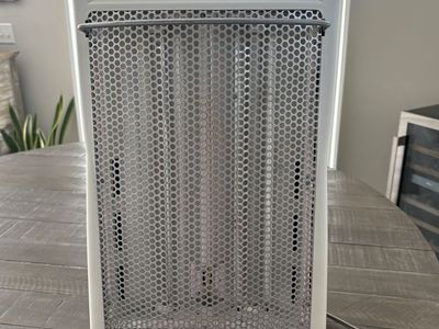 Sunbeam SFH442 Electric Space Heater Fan with Thermostat Control - White