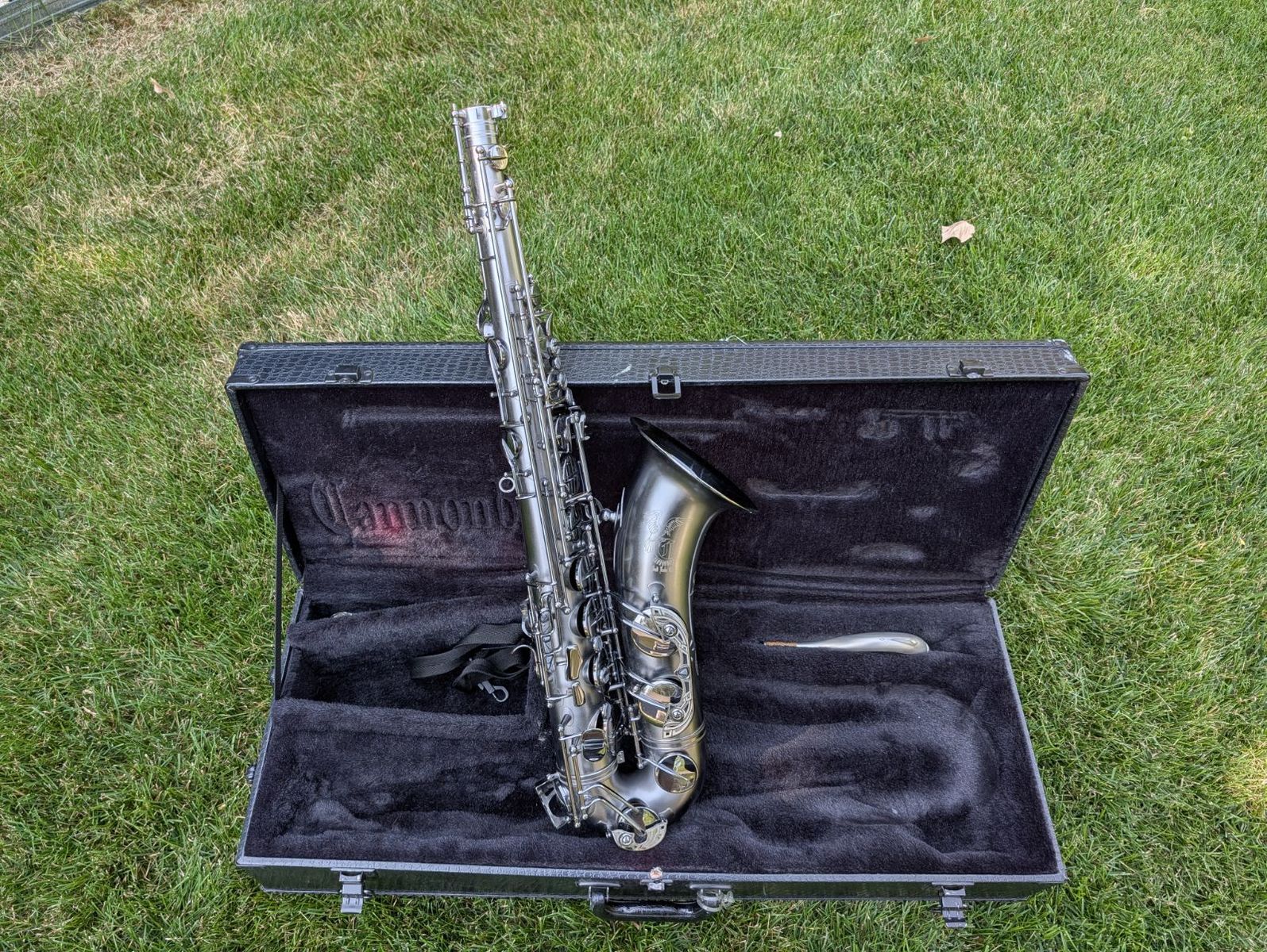CANNONBALL TENOR SAXOPHONE BLACK NICKEL RAVEN SAX