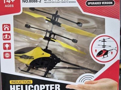 New Induction flying Helicopter Toy - Upgraded Version, Easy to Use rechargeable.