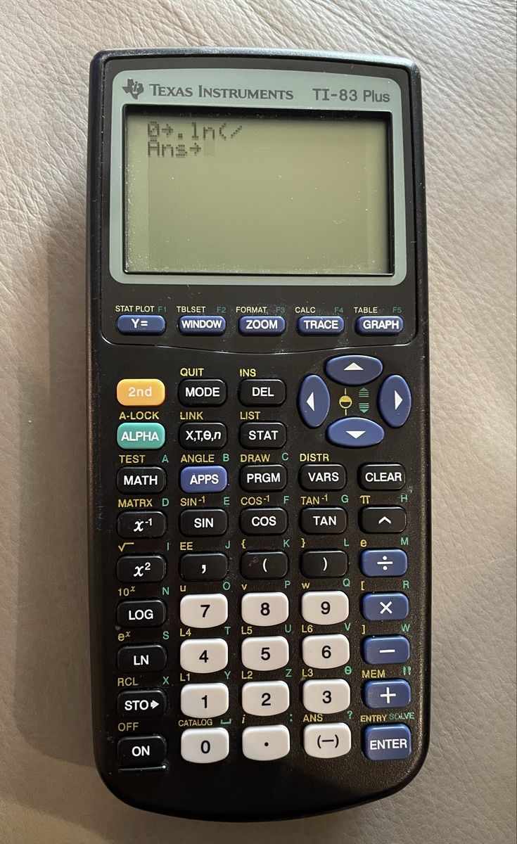 Texas Instruments TI-83 Plus Graphing Calculator with Slide Cover
