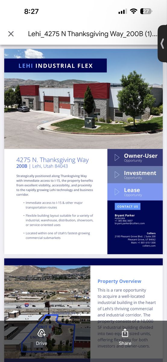Flex Space in Lehi For Sale.