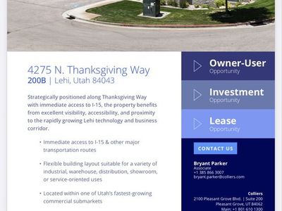 Flex Space in Lehi For Sale.
