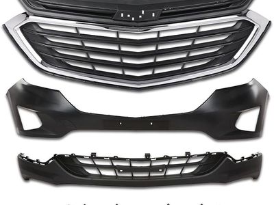 Chevy Equinox Grille Set and bumper 5 piece