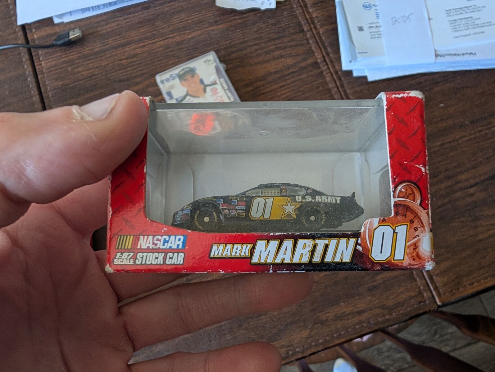 NASCAR Mark Martin U.S. Army Chevy Monte Carlo 1:87 scale