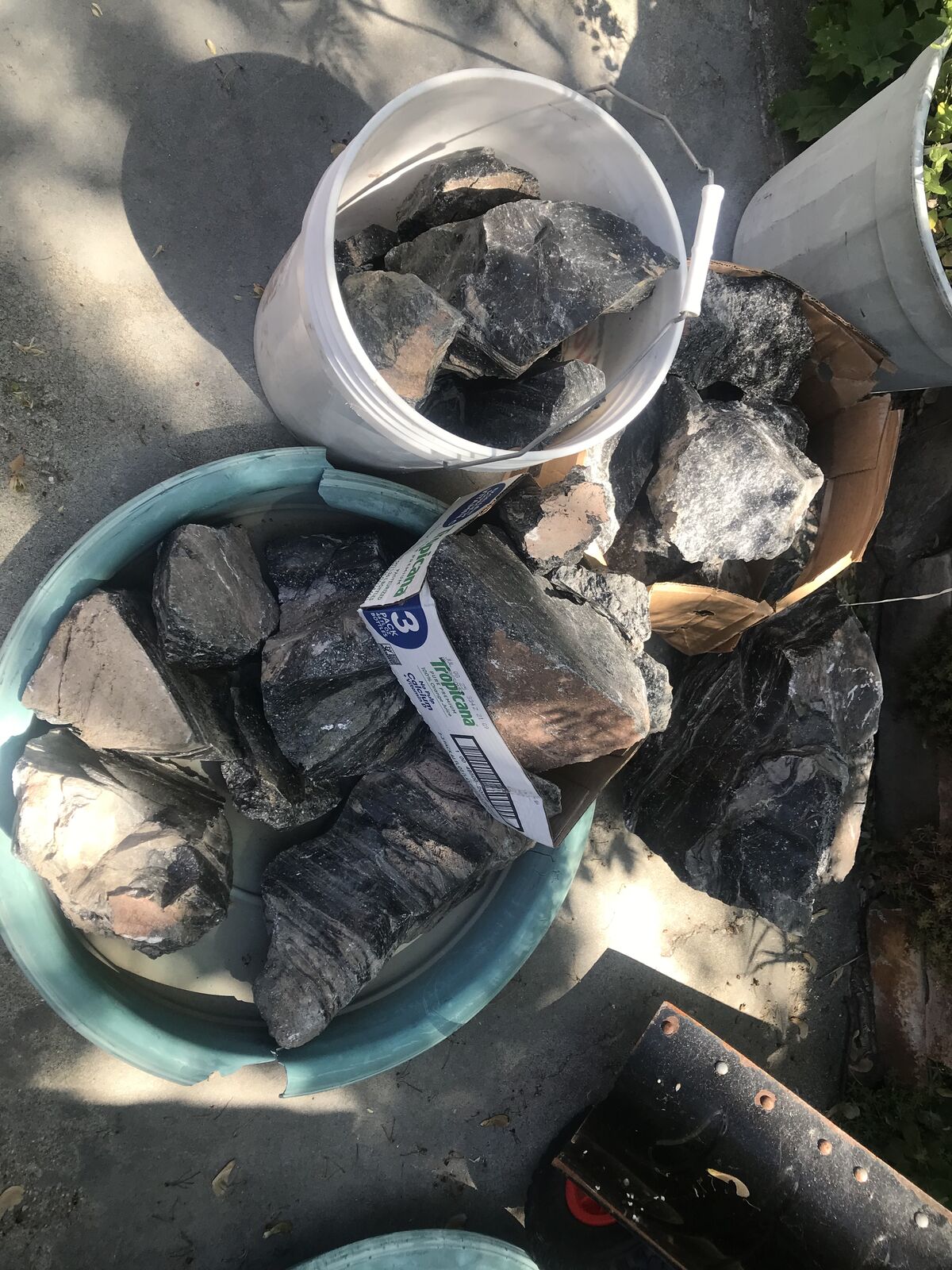 Raw obsidian rock sold by the pound