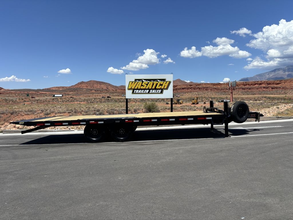 2027 RawMaxx Jet Black 24' Deckover Tilt Trailer 14K