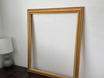 Antique gold frame- 24” x 30 1/8”