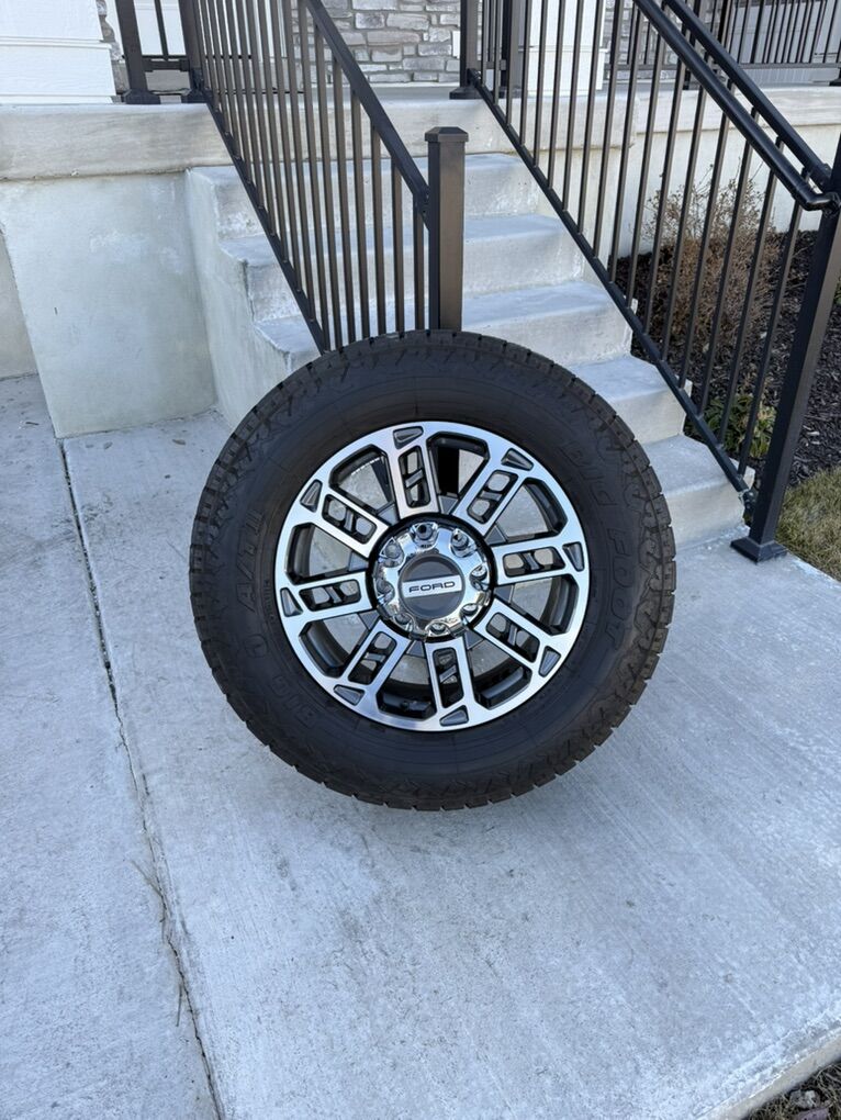 Ford F350 Limited Rims And Tires 275/65R20 Big O