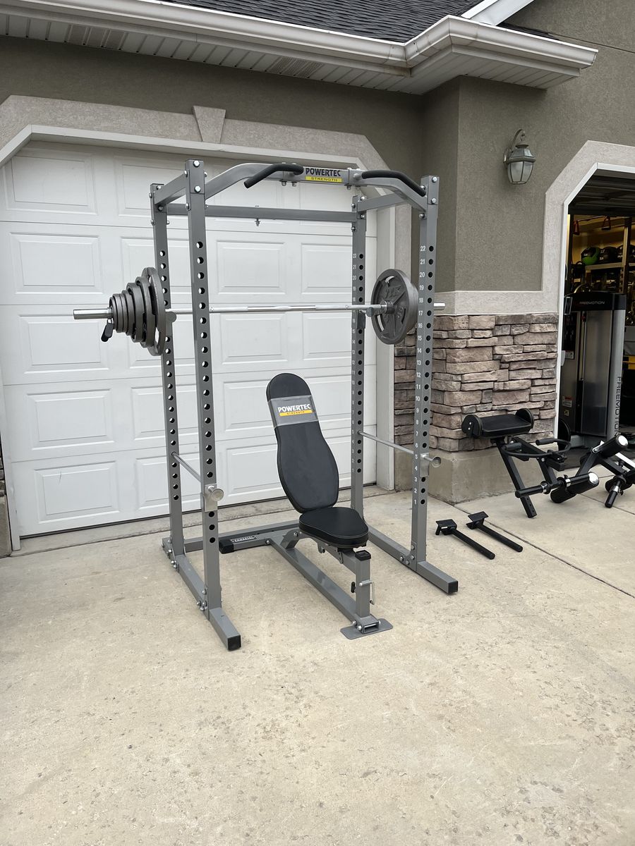 $2600 POWERTEC Complete Olympic Home Gym (MINT!!!)