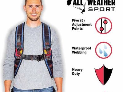 Kiting & Ground Handling Harness With Carabiners