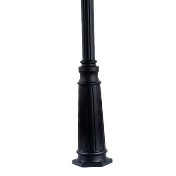 Kichler 9523 BKT Textured Black Cast Aluminum Post